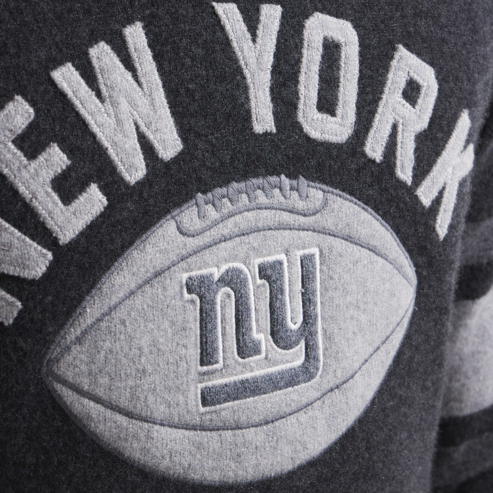 New York Giants x Todd Snyder Cashmere Crew Sweatshirt - Heather Charcoal for sale