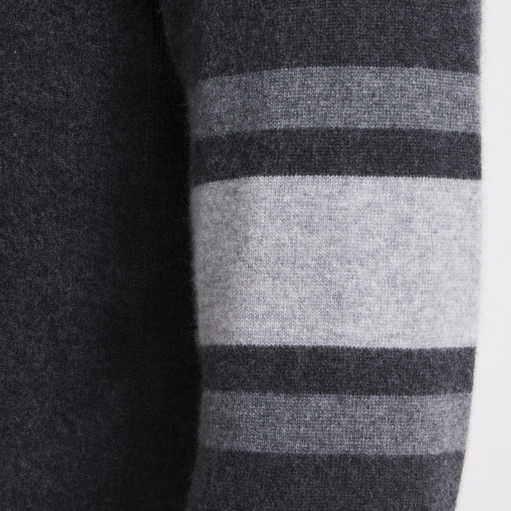 New York Giants x Todd Snyder Cashmere Crew Sweatshirt - Heather Charcoal for sale