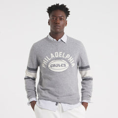 Philadelphia Eagles x Todd Snyder Cashmere Crew Sweater - Heather Gray cheap