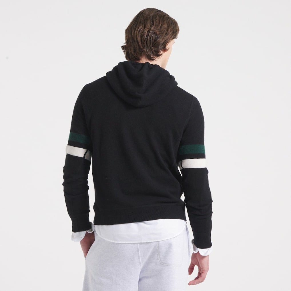 Philadelphia Eagles x Todd Snyder Cashmere Hoodie Sweater - Black for sale