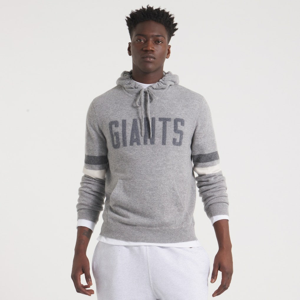 New York Giants x Todd Snyder Cashmere Hoodie Sweater - Heather Charcoal online