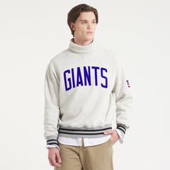 New York Giants x Todd Snyder Relaxed Canadian Fleece Turtleneck - Oatmeal discount