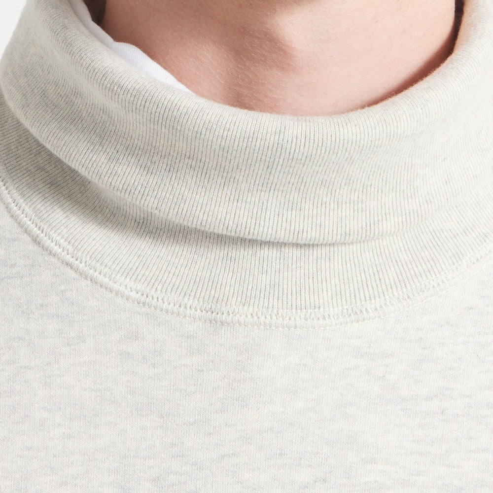 New York Giants x Todd Snyder Relaxed Canadian Fleece Turtleneck - Oatmeal discount