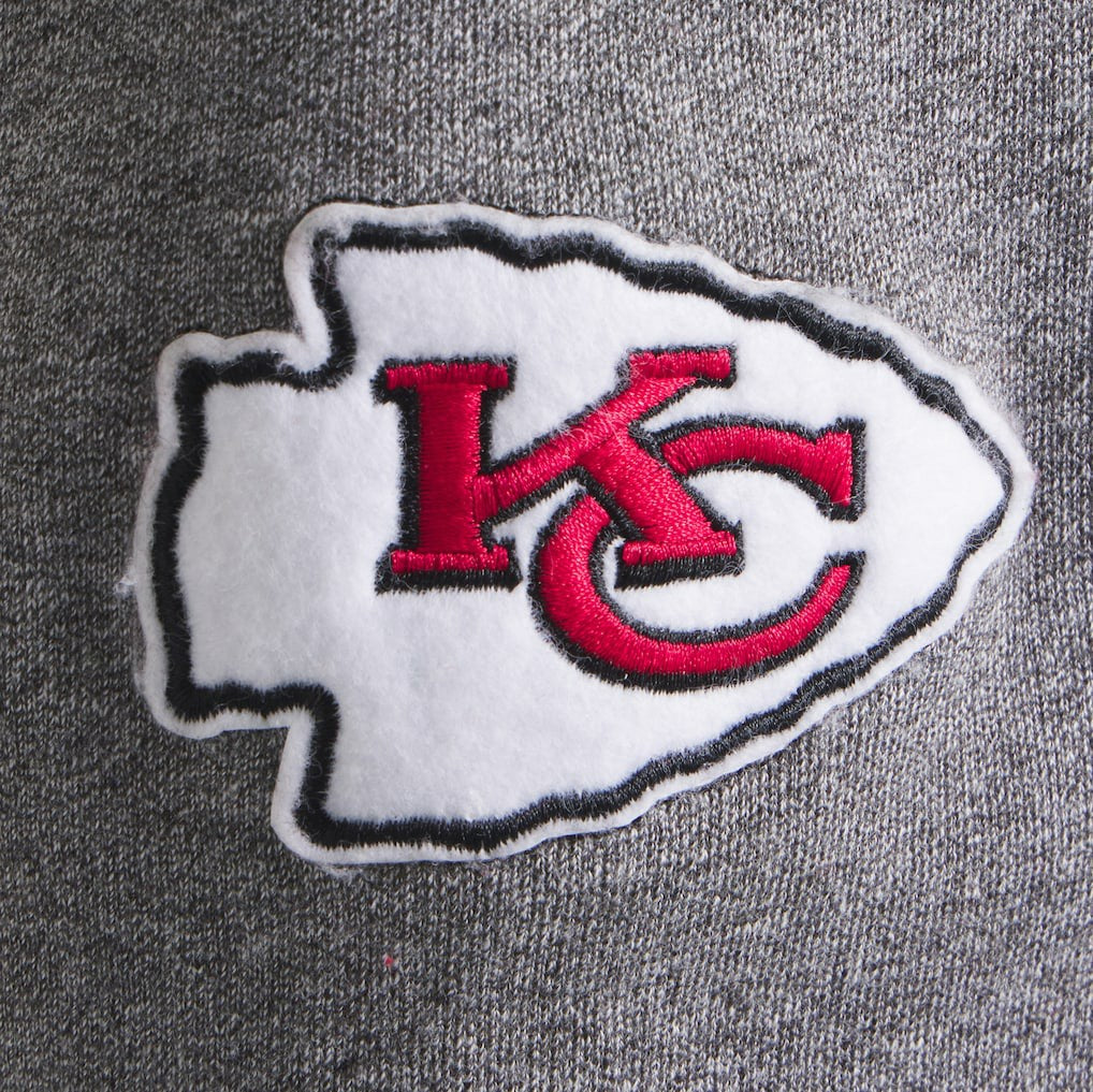 Kansas City Chiefs x Todd Snyder Relaxed Canadian Fleece Turtleneck - Heather Gray on sale