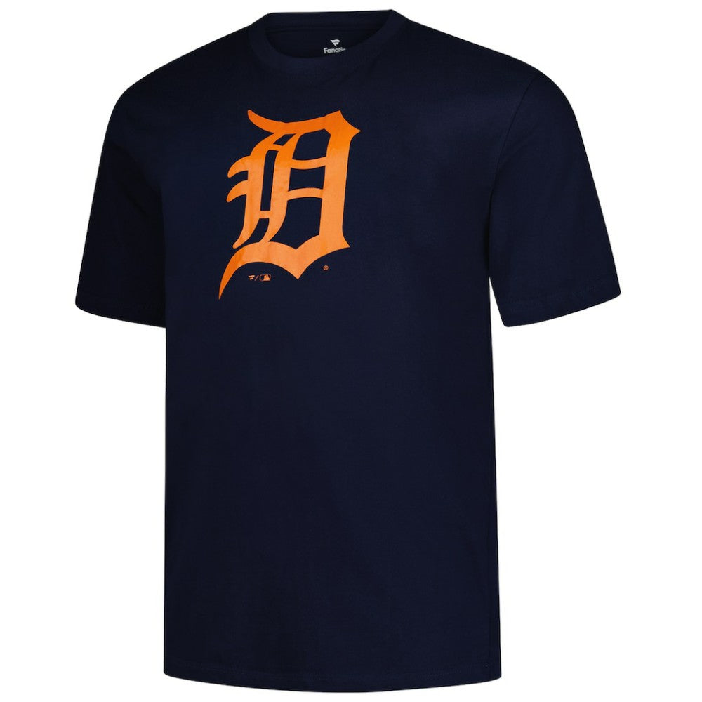 Detroit Tigers Profile Big & Tall Primary Logo T-Shirt - Navy
