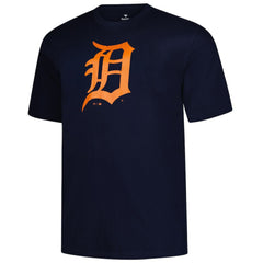 Detroit Tigers Profile Big & Tall Primary Logo T-Shirt - Navy