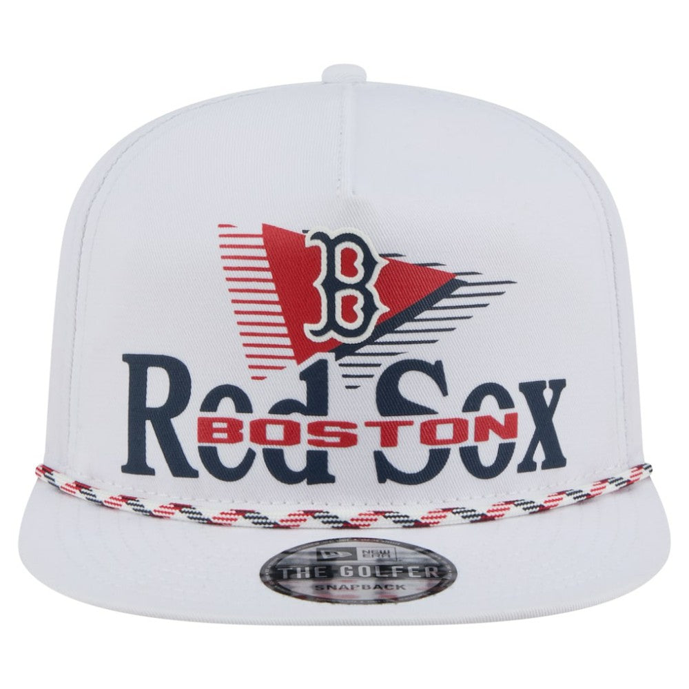 Boston Red Sox Collide Golfer Snapback Hat - White | New Era