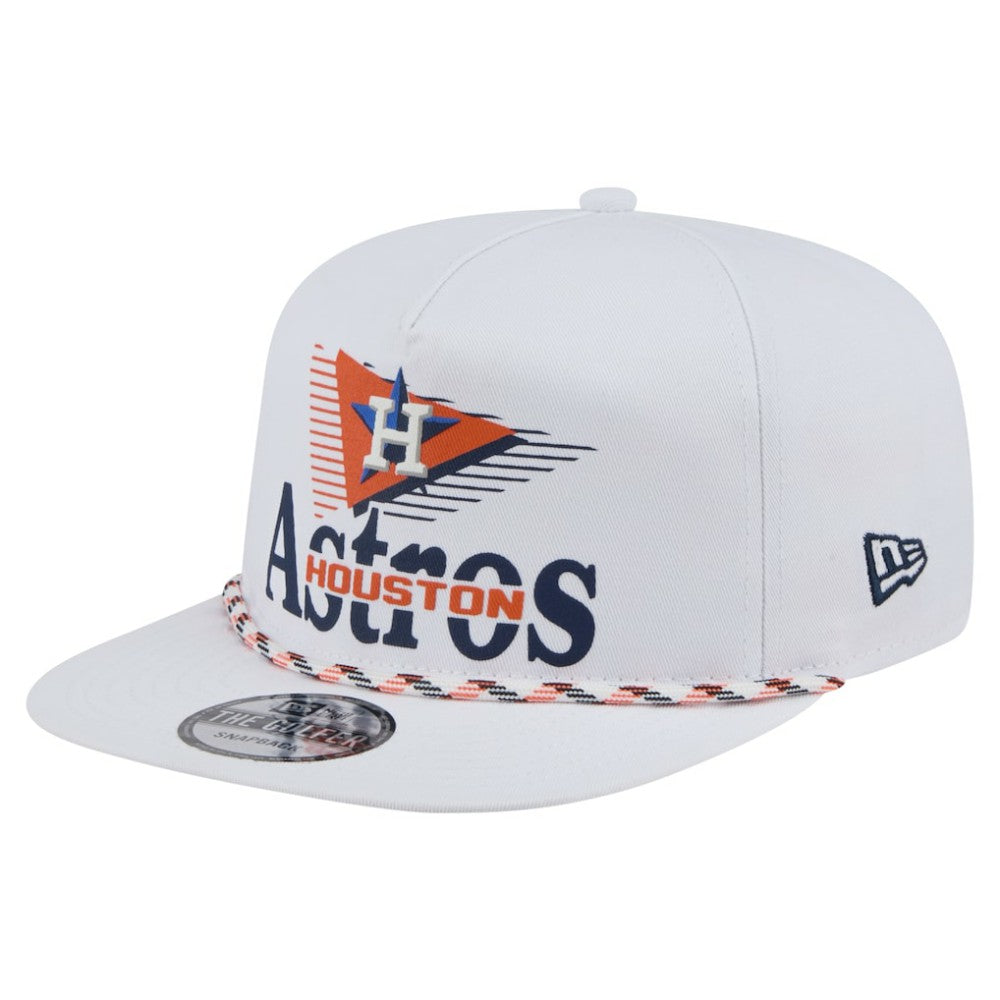 Houston Astros Collide Golfer Snapback Hat - White | New Era