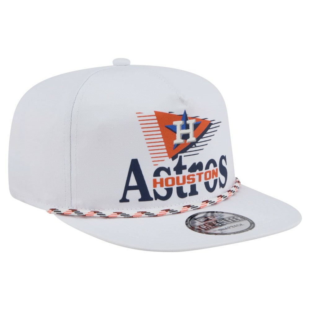 Houston Astros Collide Golfer Snapback Hat - White | New Era