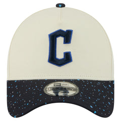 Cleveland Guardians Speckle A-Frame 9FORTY Adjustable Hat - Cream | New Era
