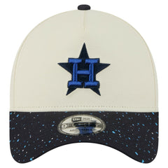 Houston Astros Speckle A-Frame 9FORTY Adjustable Hat - Cream | New Era