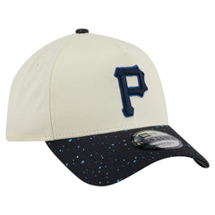 Pittsburgh Pirates Speckle A-Frame 9FORTY Adjustable Hat - Cream | New Era