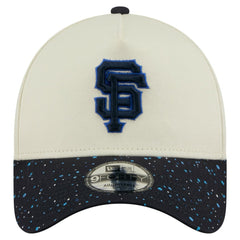 San Francisco Giants Speckle A-Frame 9FORTY Adjustable Hat - Cream | New Era