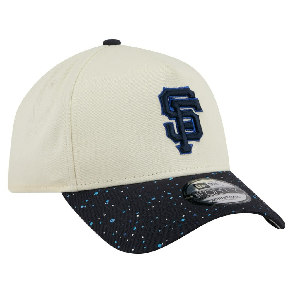 San Francisco Giants Speckle A-Frame 9FORTY Adjustable Hat - Cream | New Era
