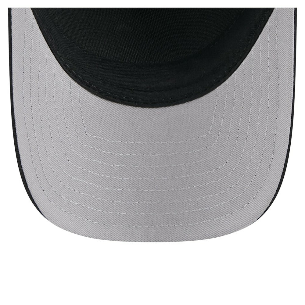 Washington Nationals City Initial 9FORTY A-Frame M-Crown Adjustable Trucker Hat - Black | New Era