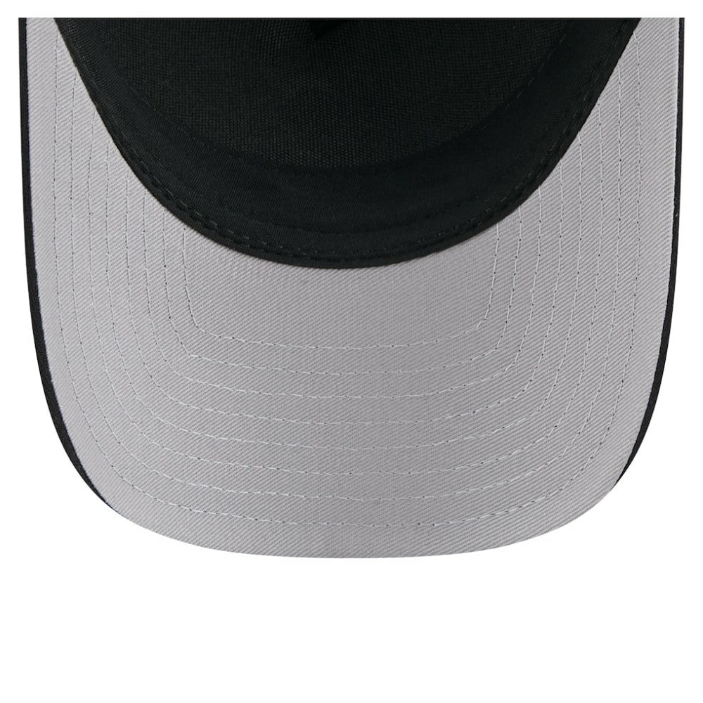 Texas Rangers City Initial 9FORTY A-Frame M-Crown Adjustable Trucker Hat - Black | New Era