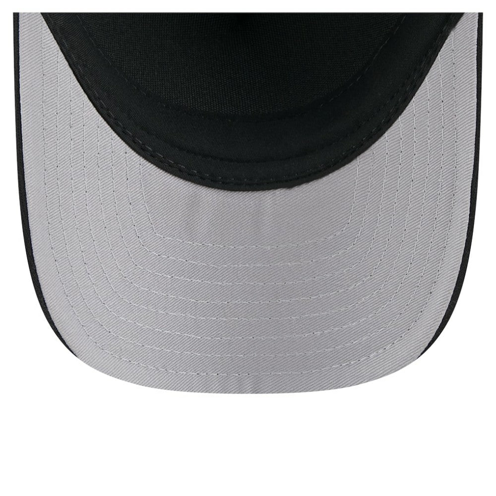 Chicago Cubs City Initial 9FORTY A-Frame M-Crown Adjustable Trucker Hat - Black | New Era