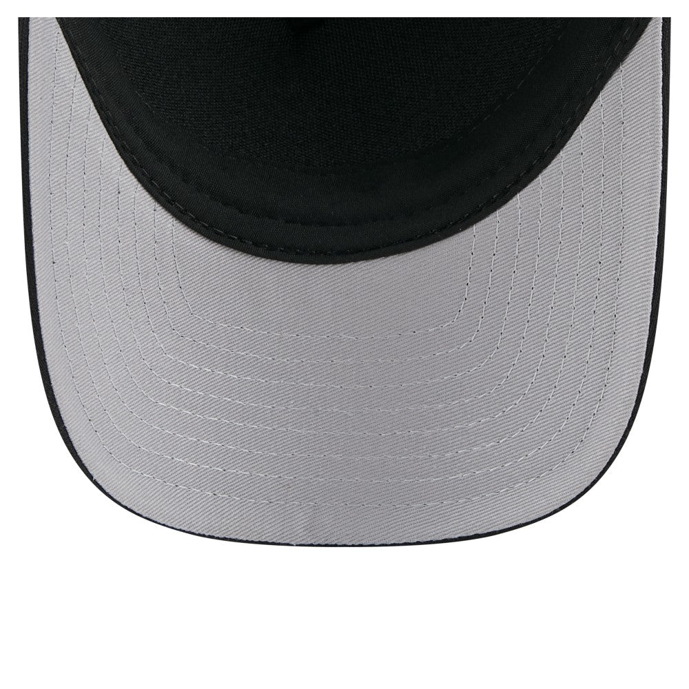 Los Angeles Dodgers City Initial 9FORTY A-Frame M-Crown Adjustable Trucker Hat - Black | New Era