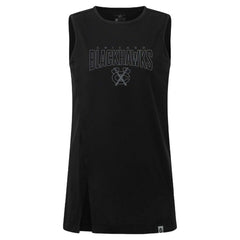 Chicago Blackhawks Levelwear Women's Influx Darkmoon Tank Top Black
