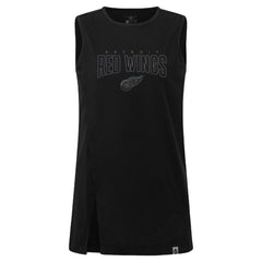 Detroit Red Wings Levelwear Women's Influx Darkmoon Tank Top Black