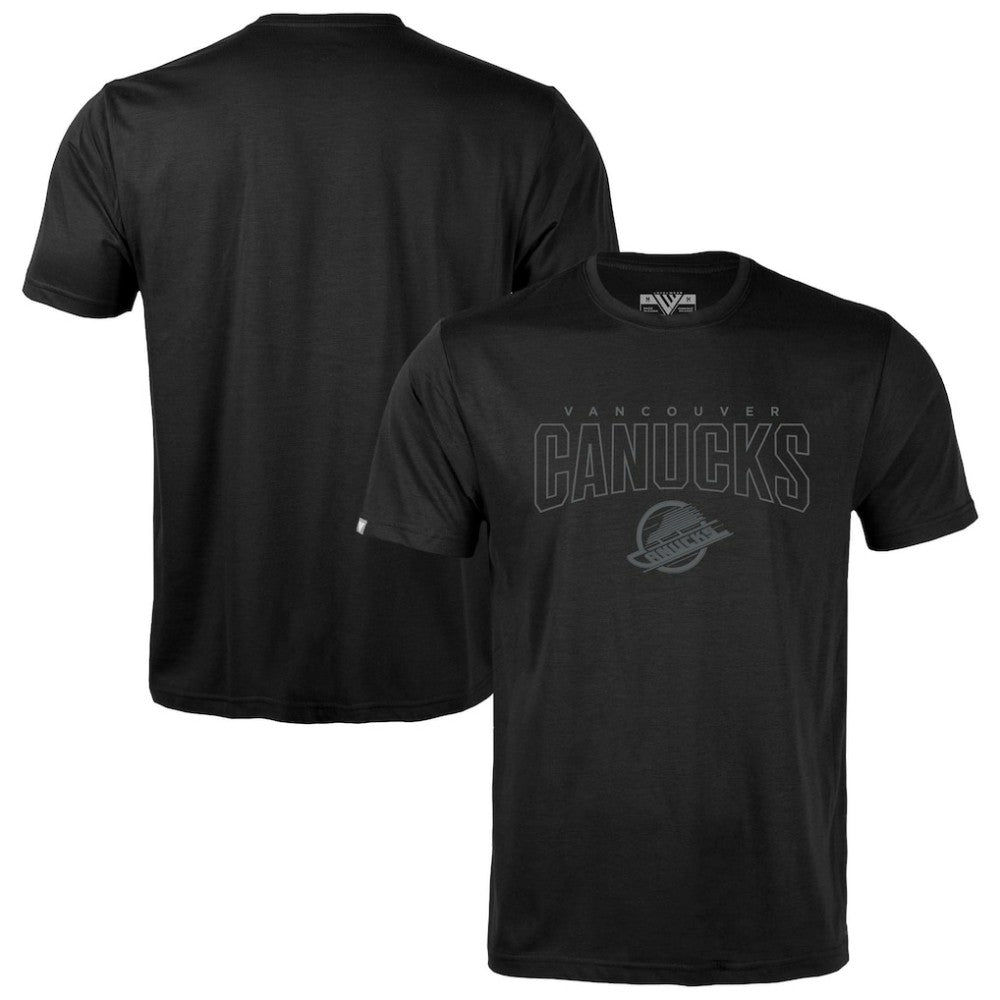 Vancouver Canucks Levelwear Richmond Darkmoon T-Shirt Black
