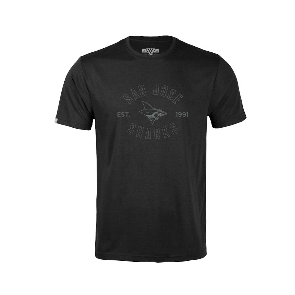 San Jose Sharks Levelwear Youth Little Richmond Abyssal T-Shirt Black