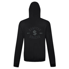 Seattle Kraken Levelwear Women's Waterfall Nightfall Pullover Hoodie Black