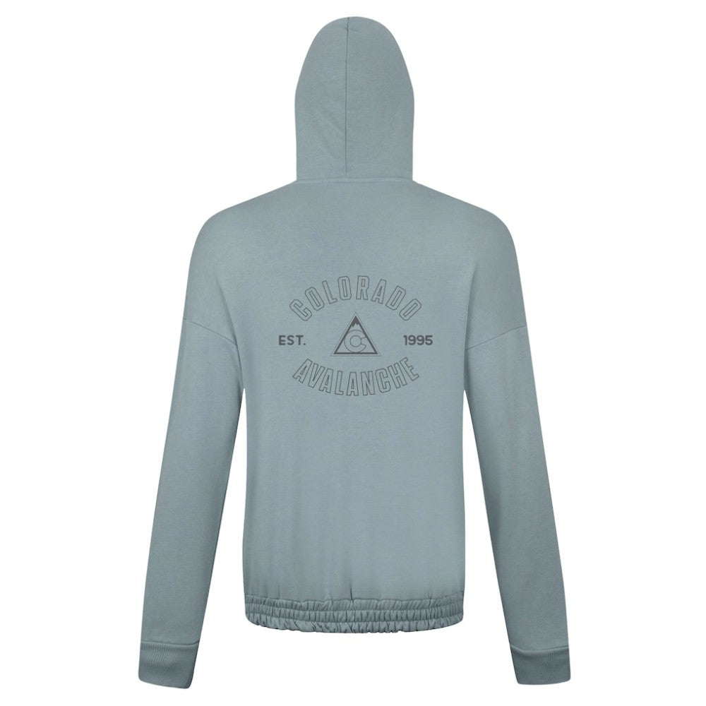 Colorado Avalanche Levelwear Women's Waterfall Nightfall Pullover Hoodie Gray