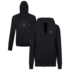 Boston Bruins Levelwear Women's Waterfall Nightfall Pullover Hoodie Black