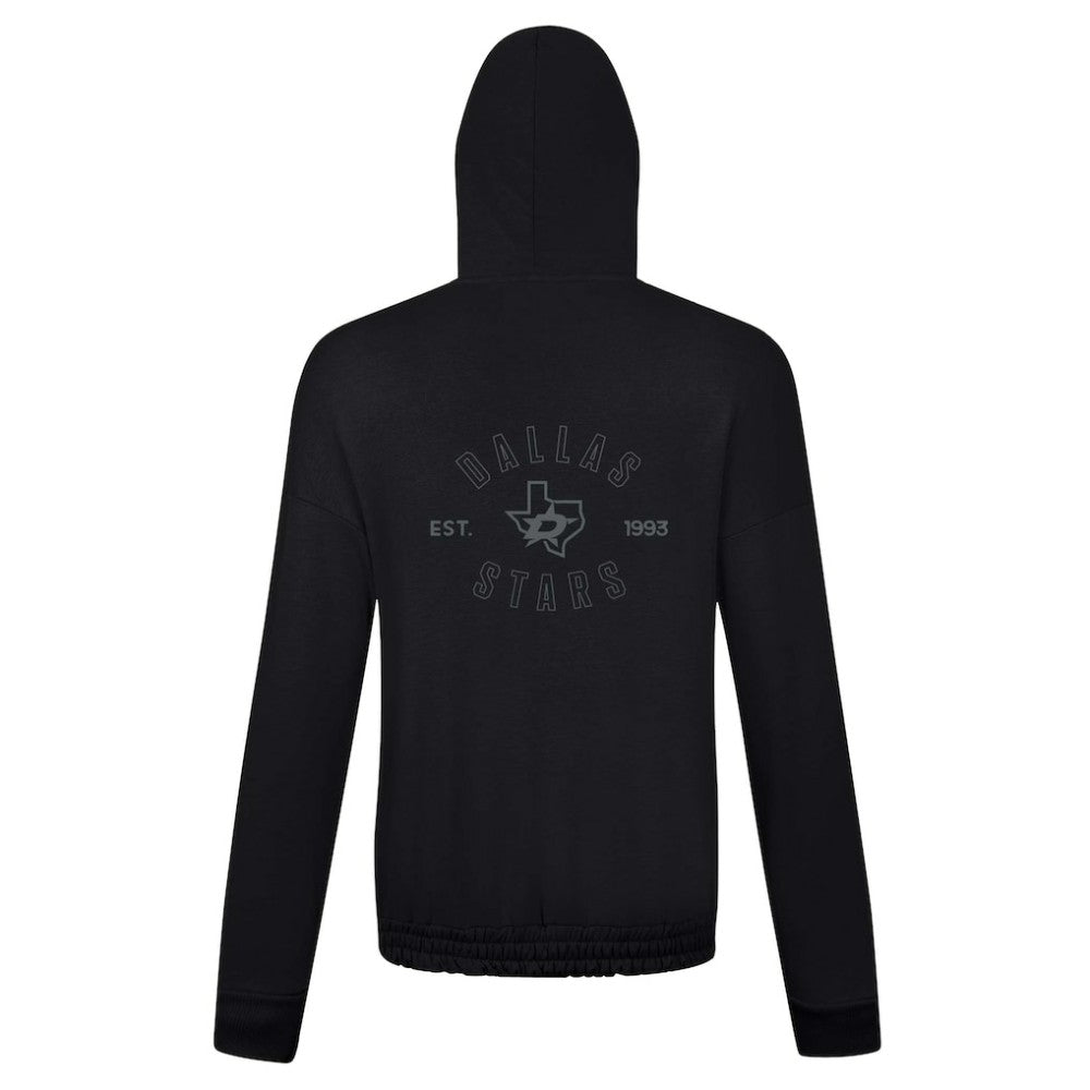 Dallas Stars Levelwear Women's Waterfall Nightfall Pullover Hoodie Black