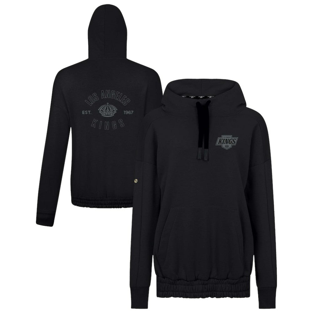 Los Angeles Kings Levelwear Women's Waterfall Nightfall Pullover Hoodie Black
