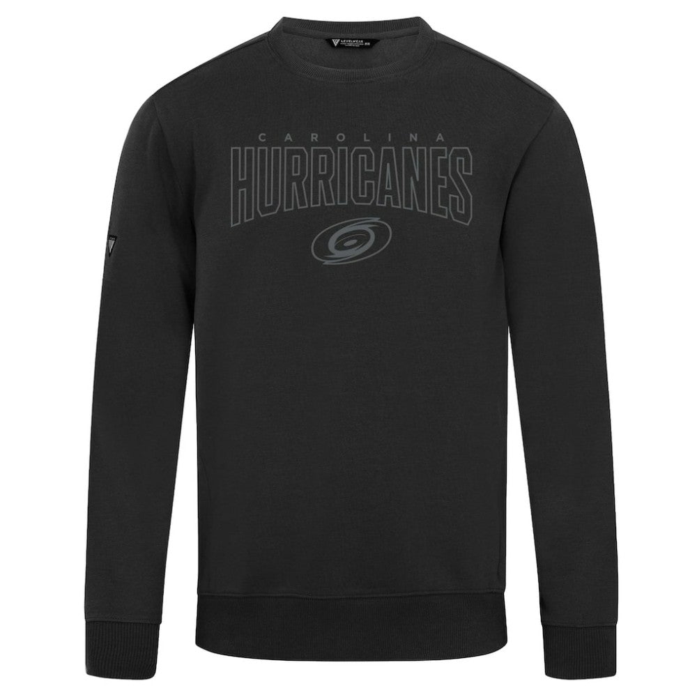 Carolina Hurricanes Levelwear Zane Darkmoon Pullover Sweatshirt Black