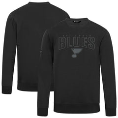 St. Louis Blues Levelwear Zane Darkmoon Pullover Sweatshirt Black