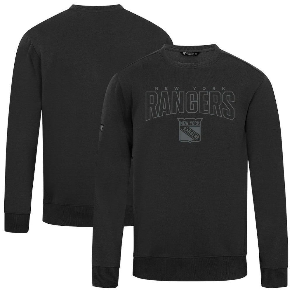 New York Rangers Levelwear Zane Darkmoon Pullover Sweatshirt Black