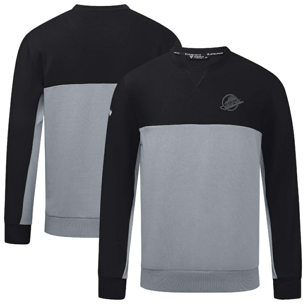 Vancouver Canucks Levelwear Legacy Nightfall Pullover Sweatshirt Black/Gray