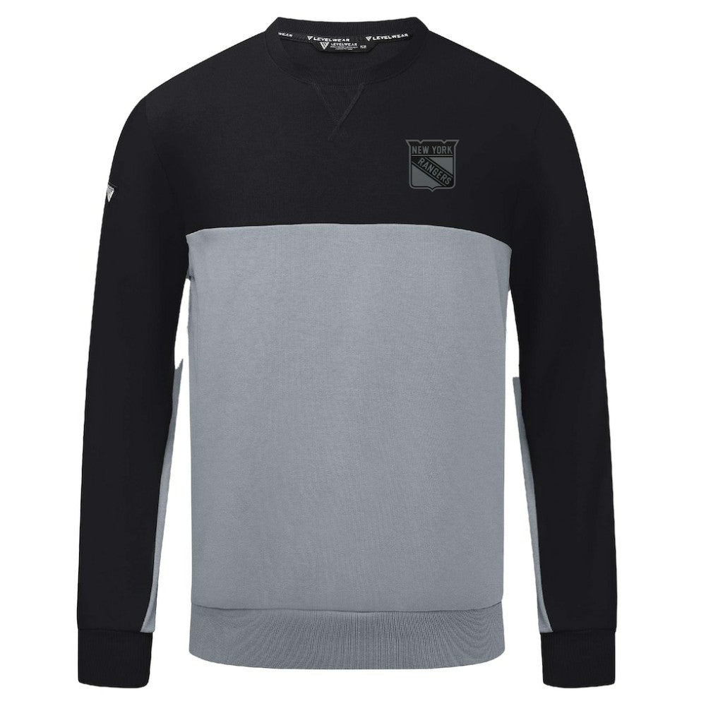 New York Rangers Levelwear Legacy Nightfall Pullover Sweatshirt Black/Gray