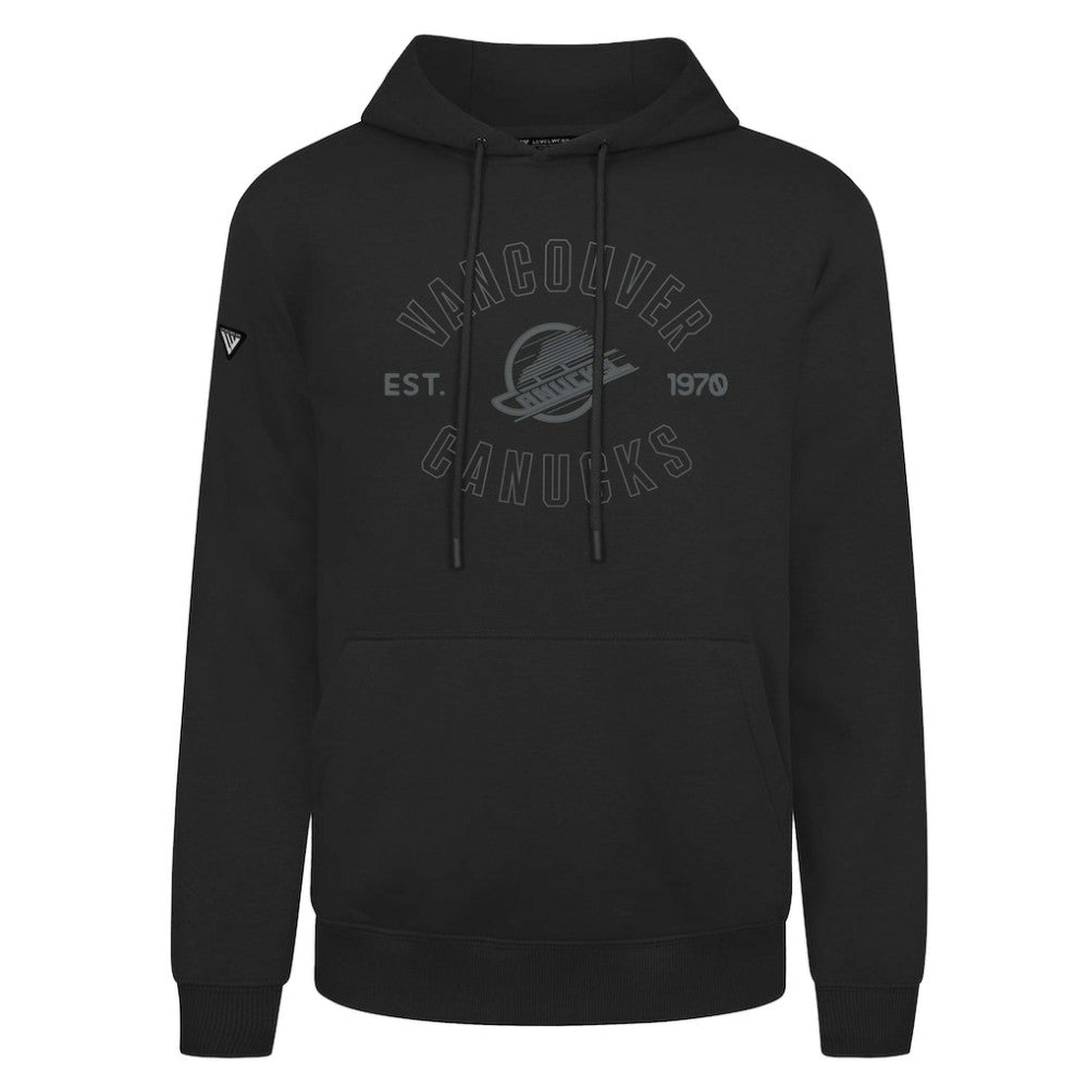 Vancouver Canucks Levelwear Podium Abyssal Pullover Hoodie Black
