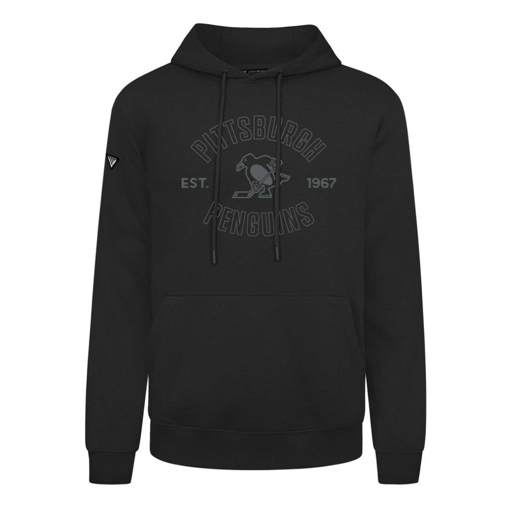Pittsburgh Penguins Levelwear Podium Abyssal Pullover Hoodie Black