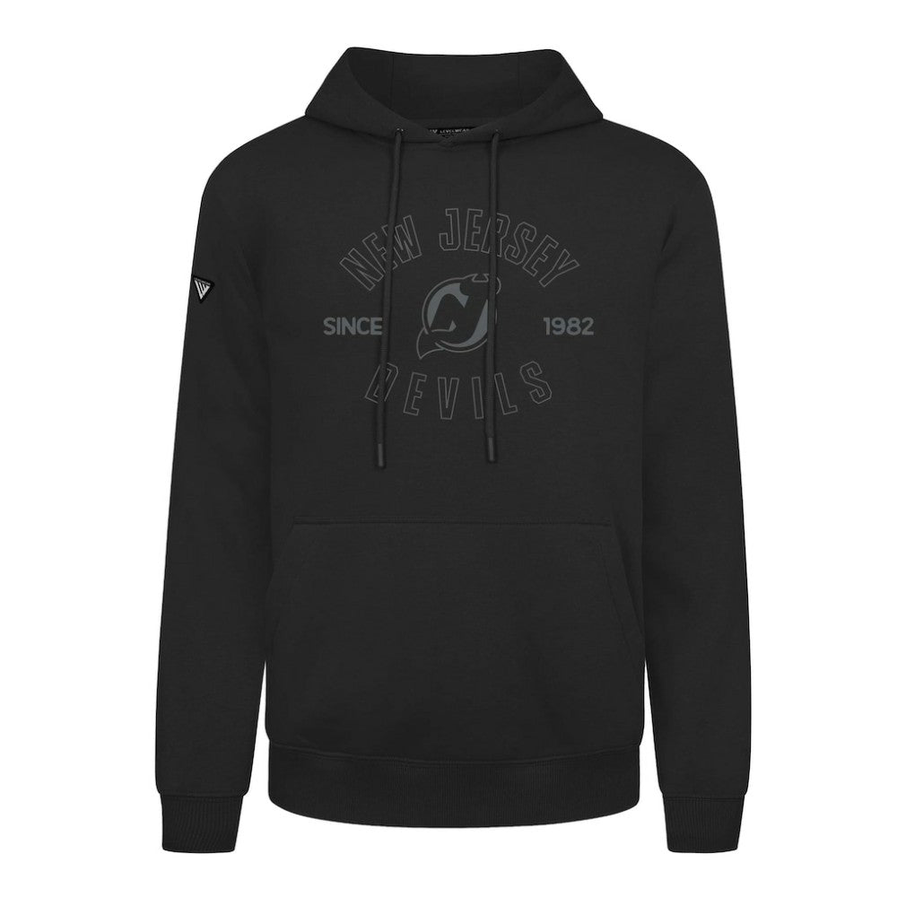 New Jersey Devils Levelwear Podium Abyssal Pullover Hoodie Black