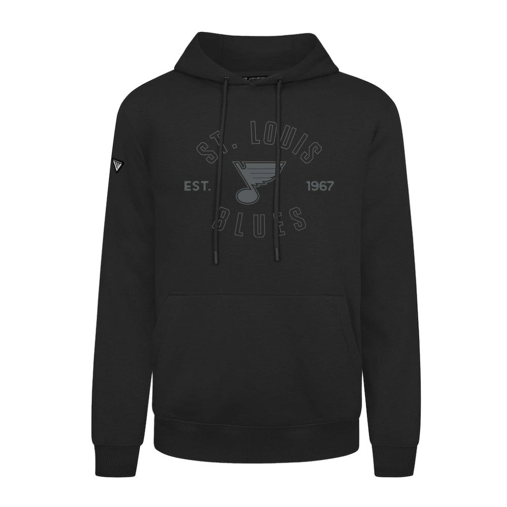 St. Louis Blues Levelwear Podium Abyssal Pullover Hoodie Black