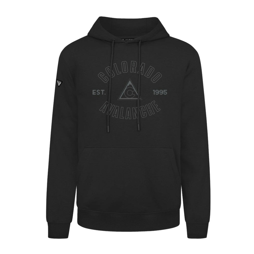 Colorado Avalanche Levelwear Podium Abyssal Pullover Hoodie Black
