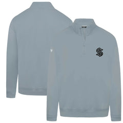 Seattle Kraken Levelwear Murray Nightfall Quarter-Zip Jacket Gray