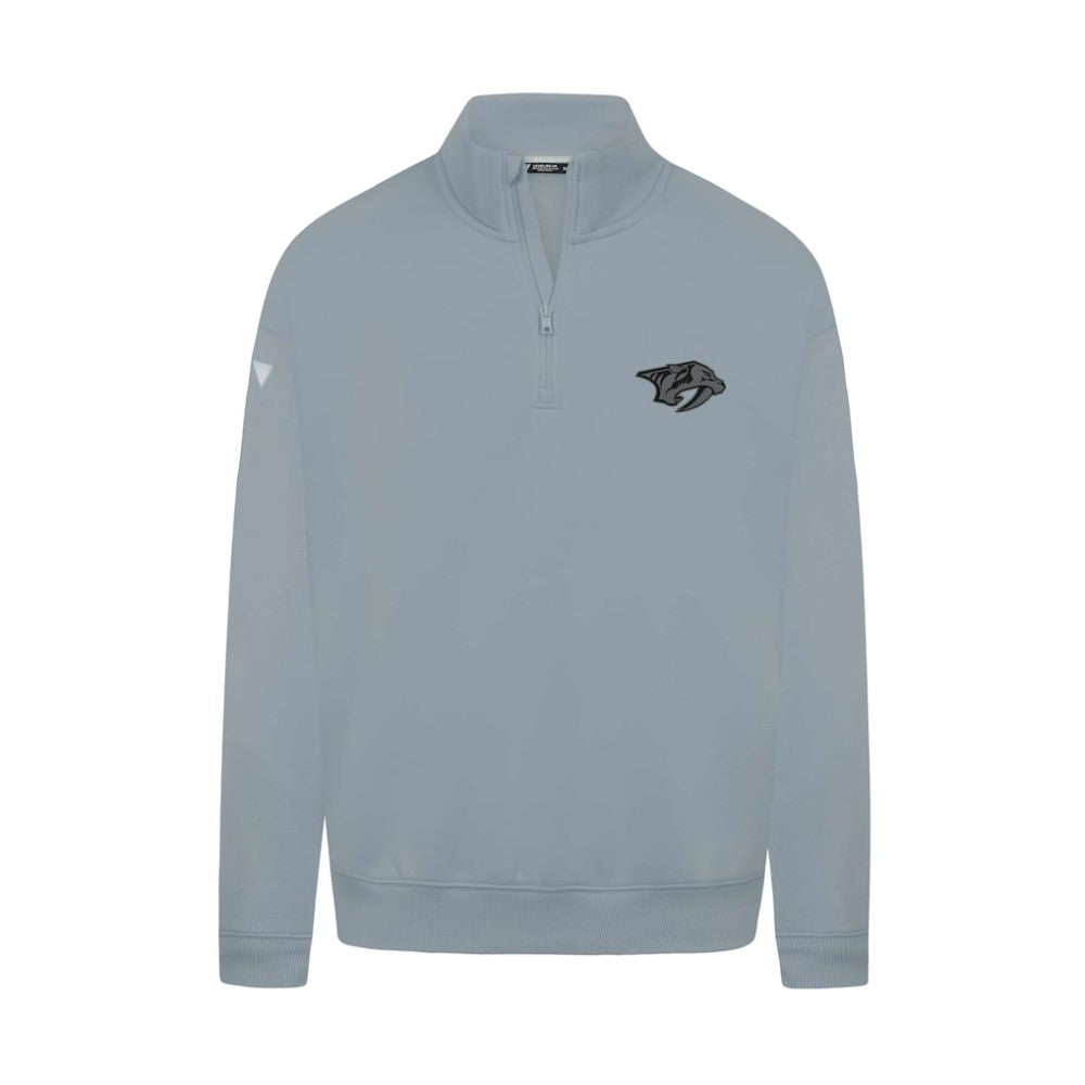 Nashville Predators Levelwear Murray Nightfall Quarter-Zip Jacket Gray