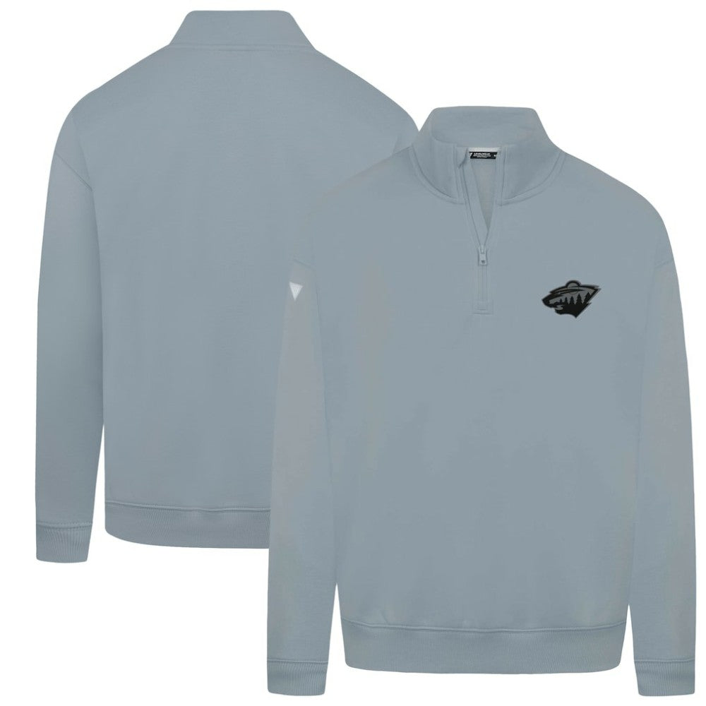 Minnesota Wild Levelwear Murray Nightfall Quarter-Zip Jacket Gray