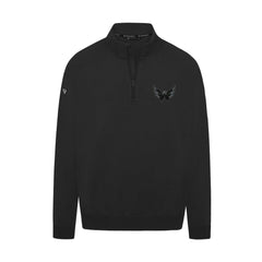 Washington Capitals Levelwear Murray Nightfall Quarter-Zip Jacket Black