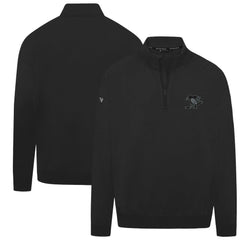 Pittsburgh Penguins Levelwear Murray Nightfall Quarter-Zip Jacket Black