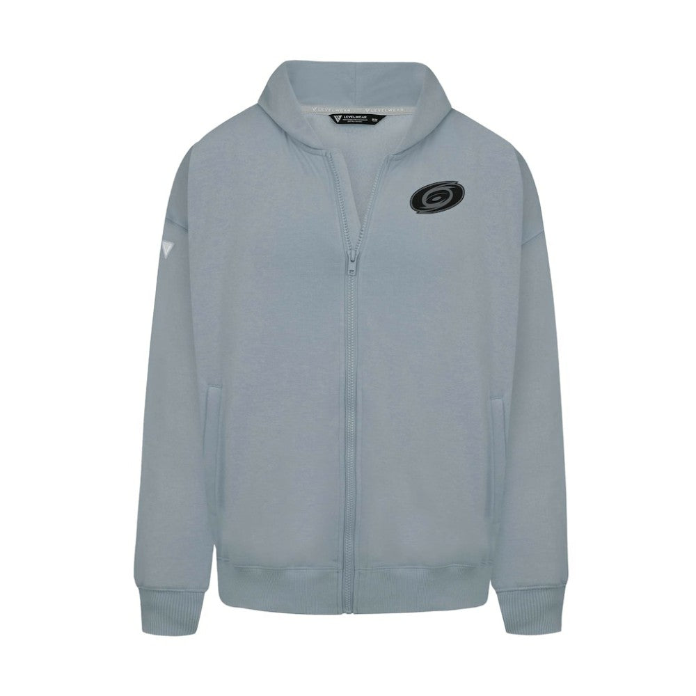 Carolina Hurricanes Levelwear Uphill Abyssal Full-Zip Hoodie Gray