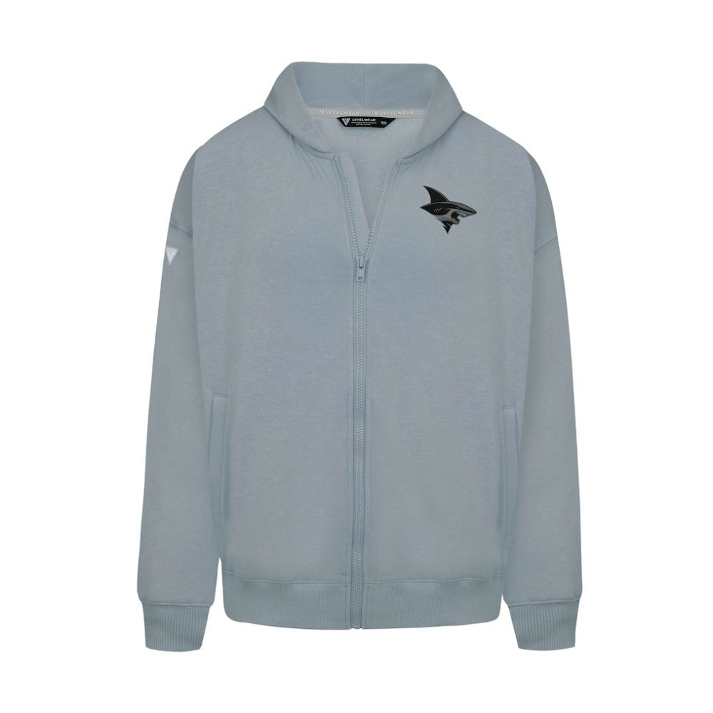 San Jose Sharks Levelwear Uphill Abyssal Full-Zip Hoodie Gray