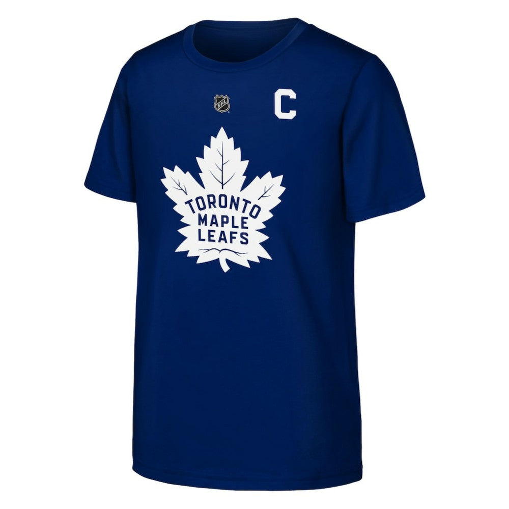Auston Matthews Toronto Maple Leafs Outerstuff Youth Player Name & Number T-Shirt Blue