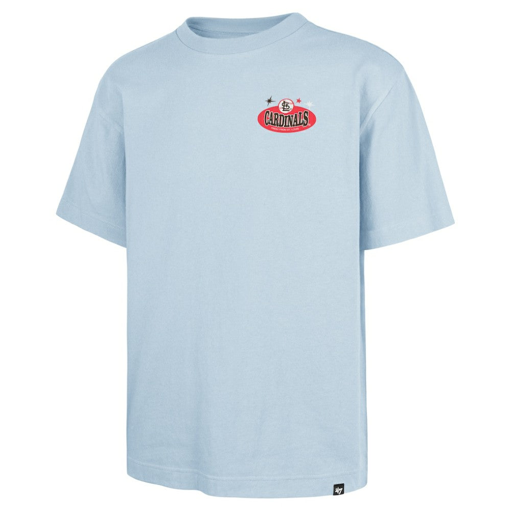 St. Louis Cardinals Ice Cream Parlor Foundation T-Shirt - Light Blue | 47 brand